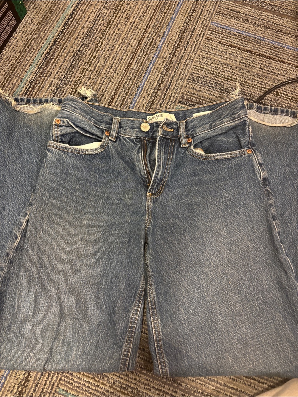 Garage Women's Blue Denim Overalls Jeans